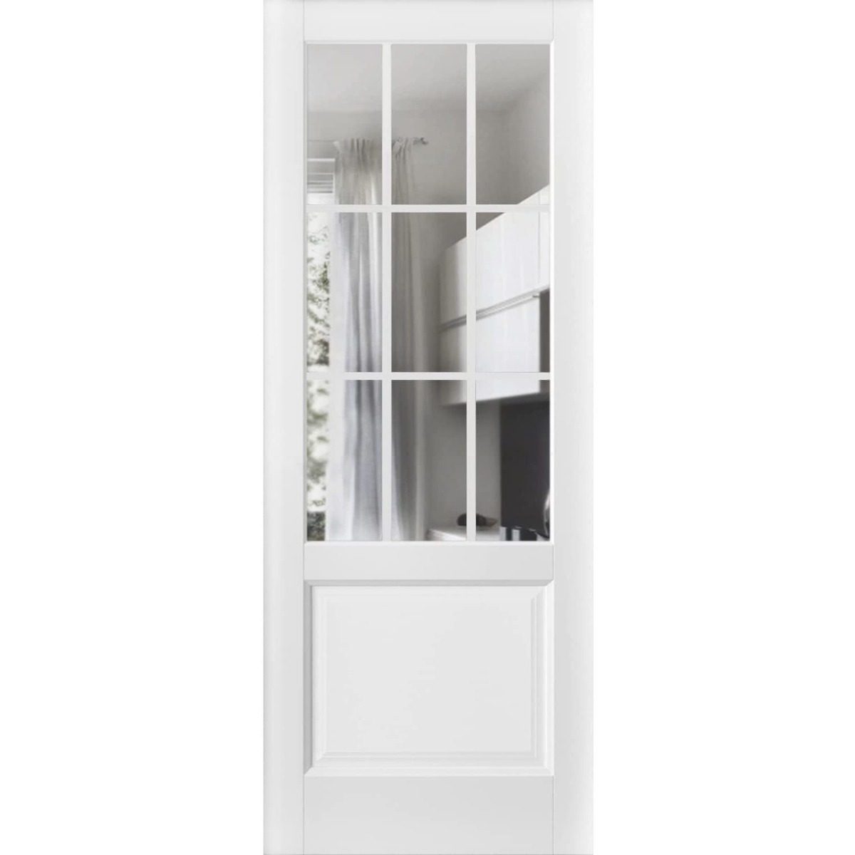 Belmont 3599 Interior Slab door — Doors Near Me, Los Angeles