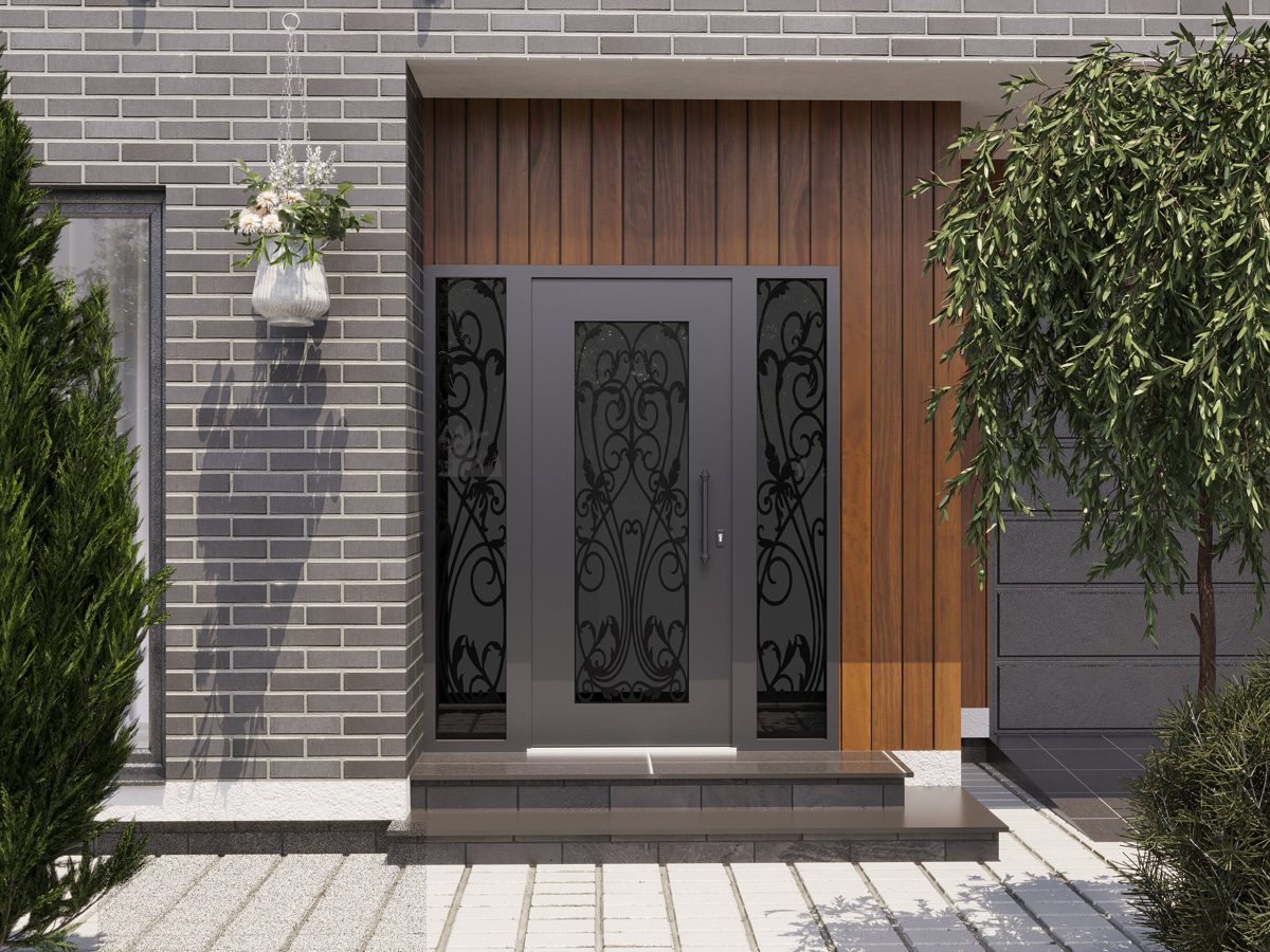 Forge 1601 Iron door view 3