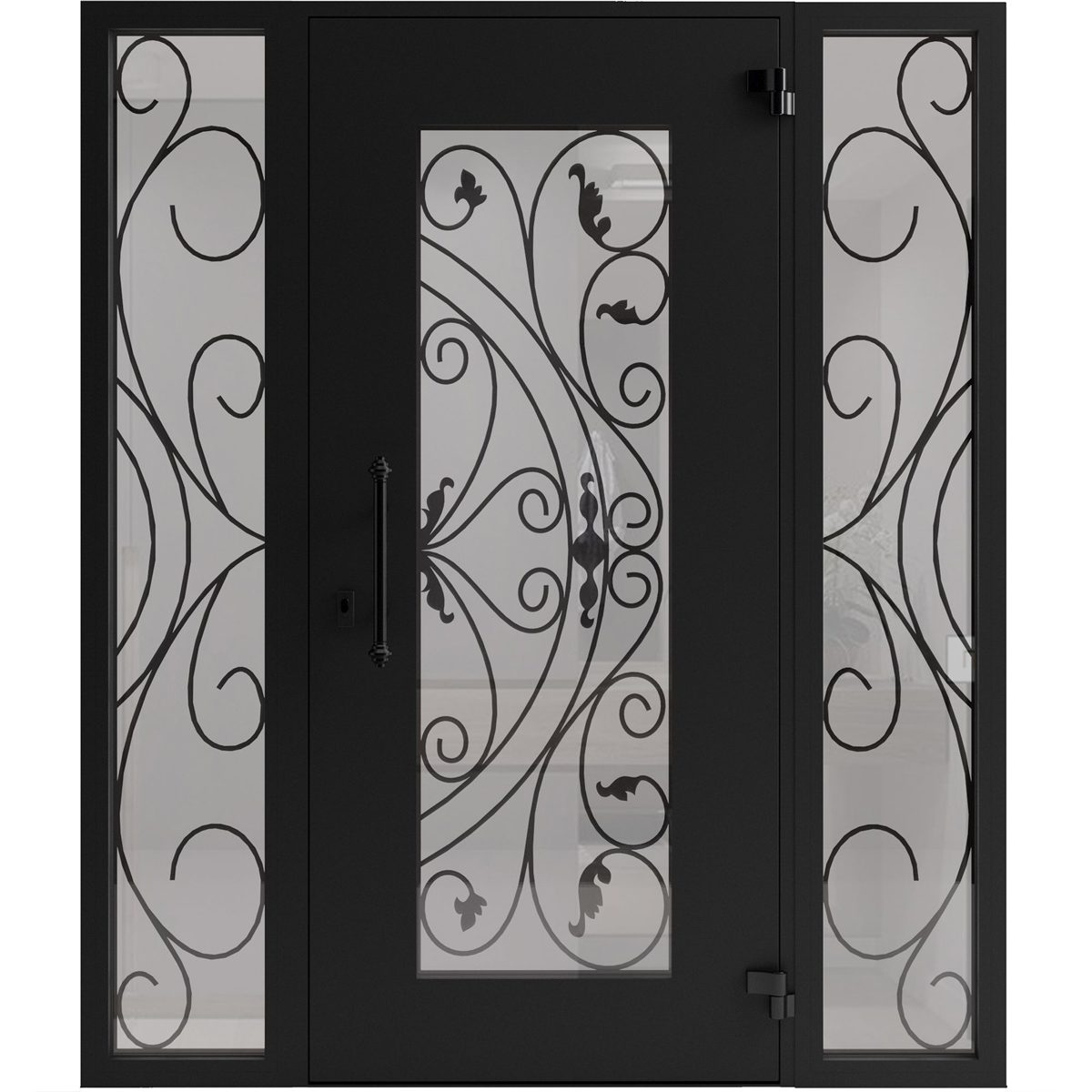 Forge 1633 Iron door view 2