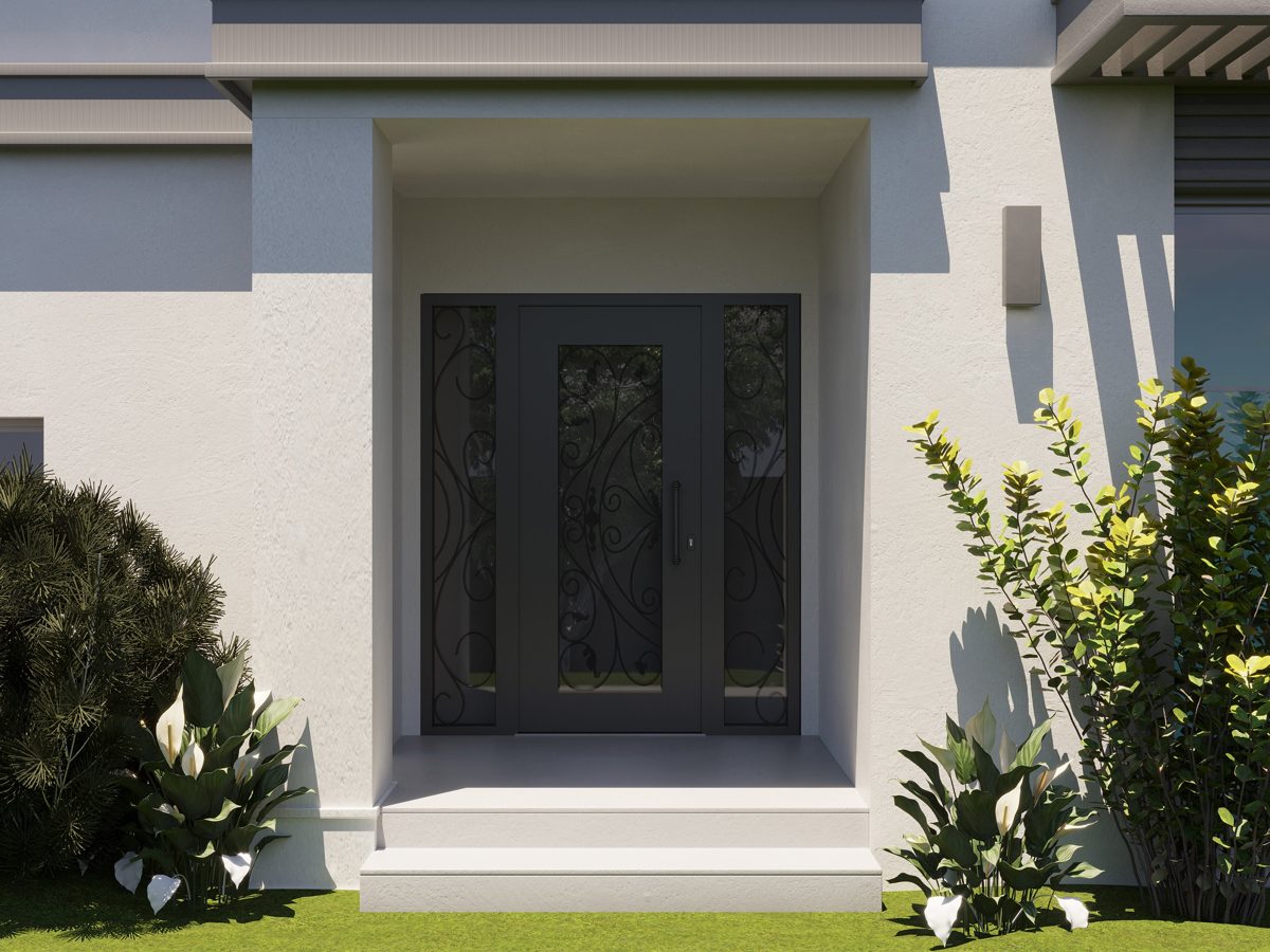 Forge 1633 Iron door view 3