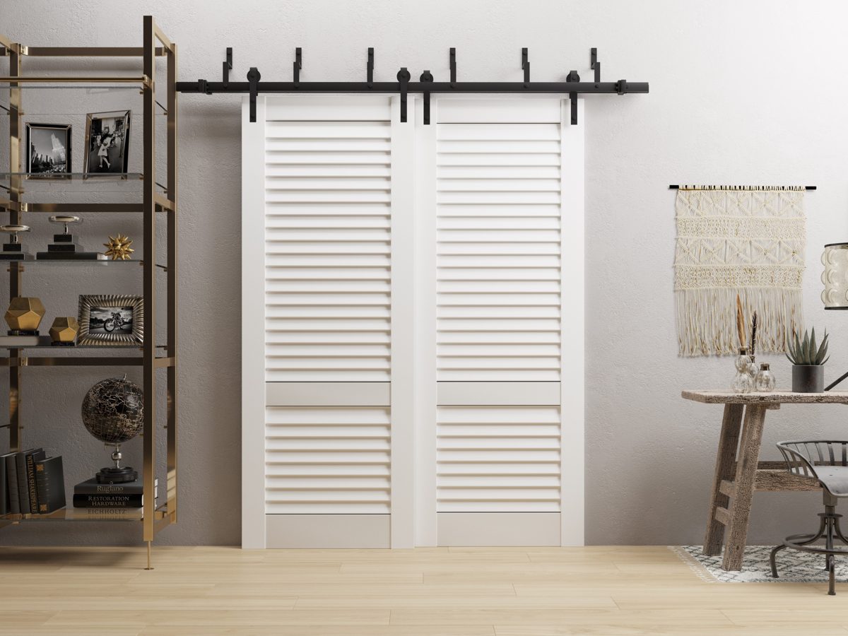 Cascade 3388 Double Barn — Bypass door view 2