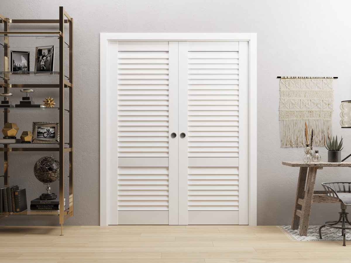 Cascade 3388 Double Pocket door view 2