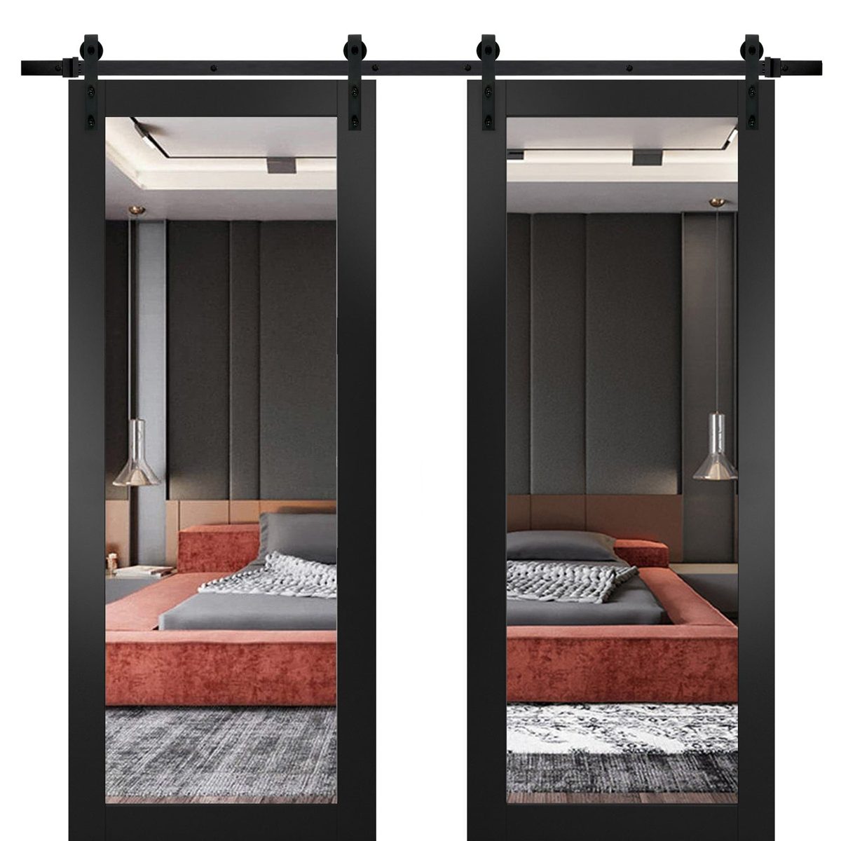 Solara 1299 Double Barn door — Doors Near Me, Los Angeles