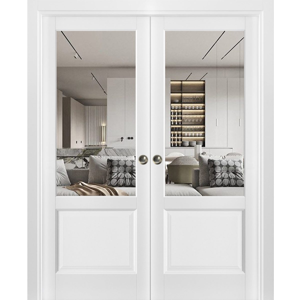 Solara 1533 Double Pocket door — Doors Near Me, Los Angeles