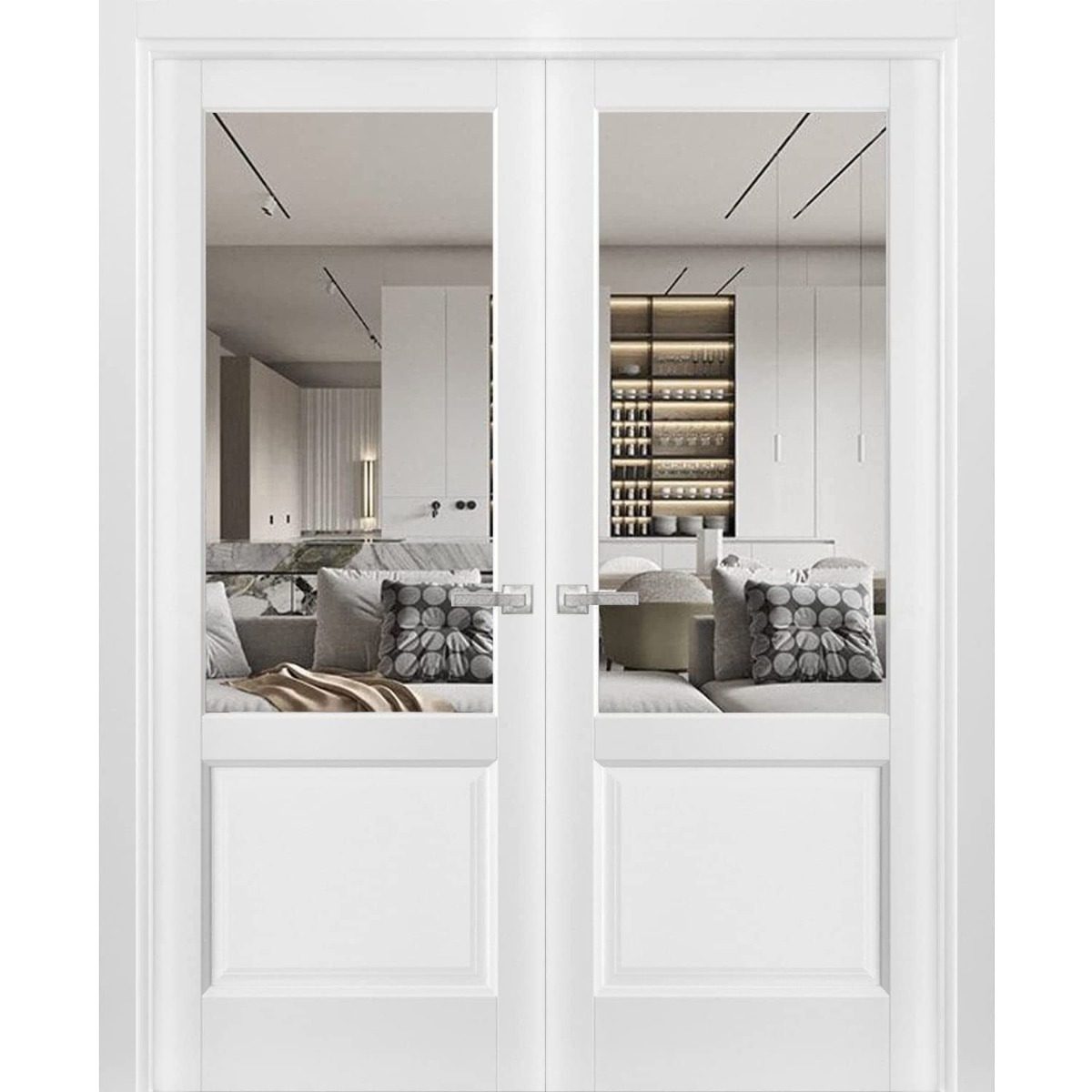 Solara 1533 Double French Swing door — Doors Near Me, Los Angeles