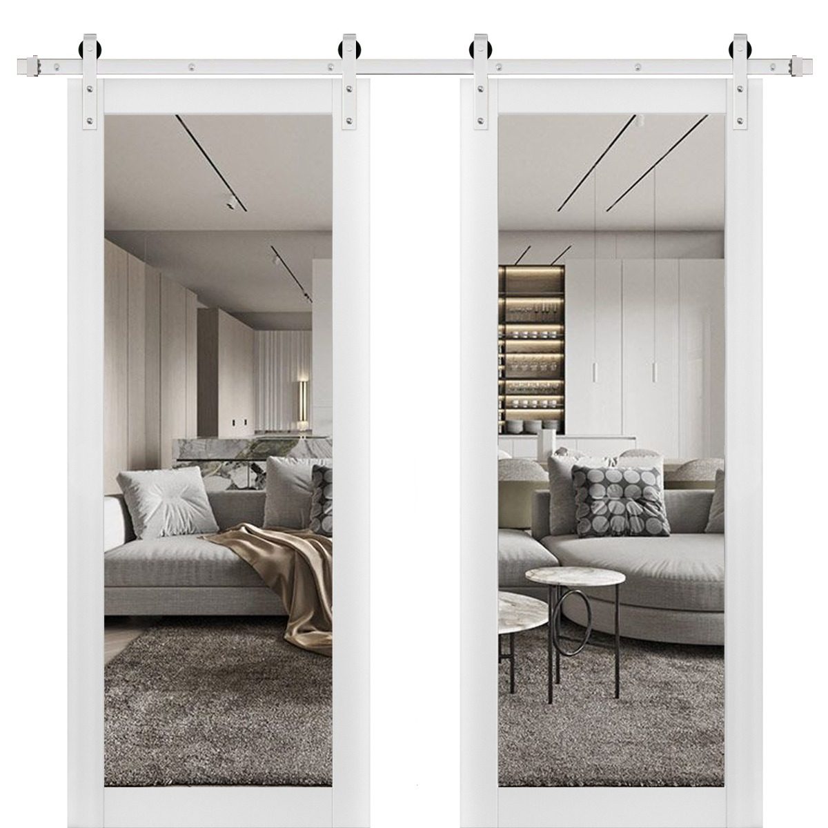 Solara 2166 Double Barn door view 5