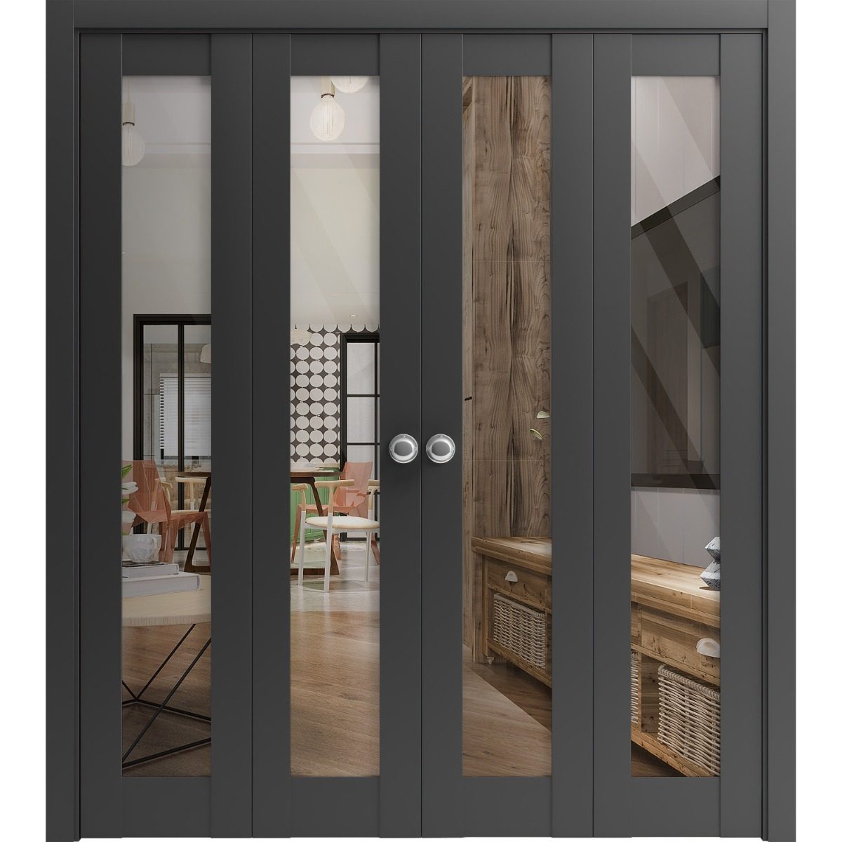 Solara 2166 Double Bi-Fold door view 5