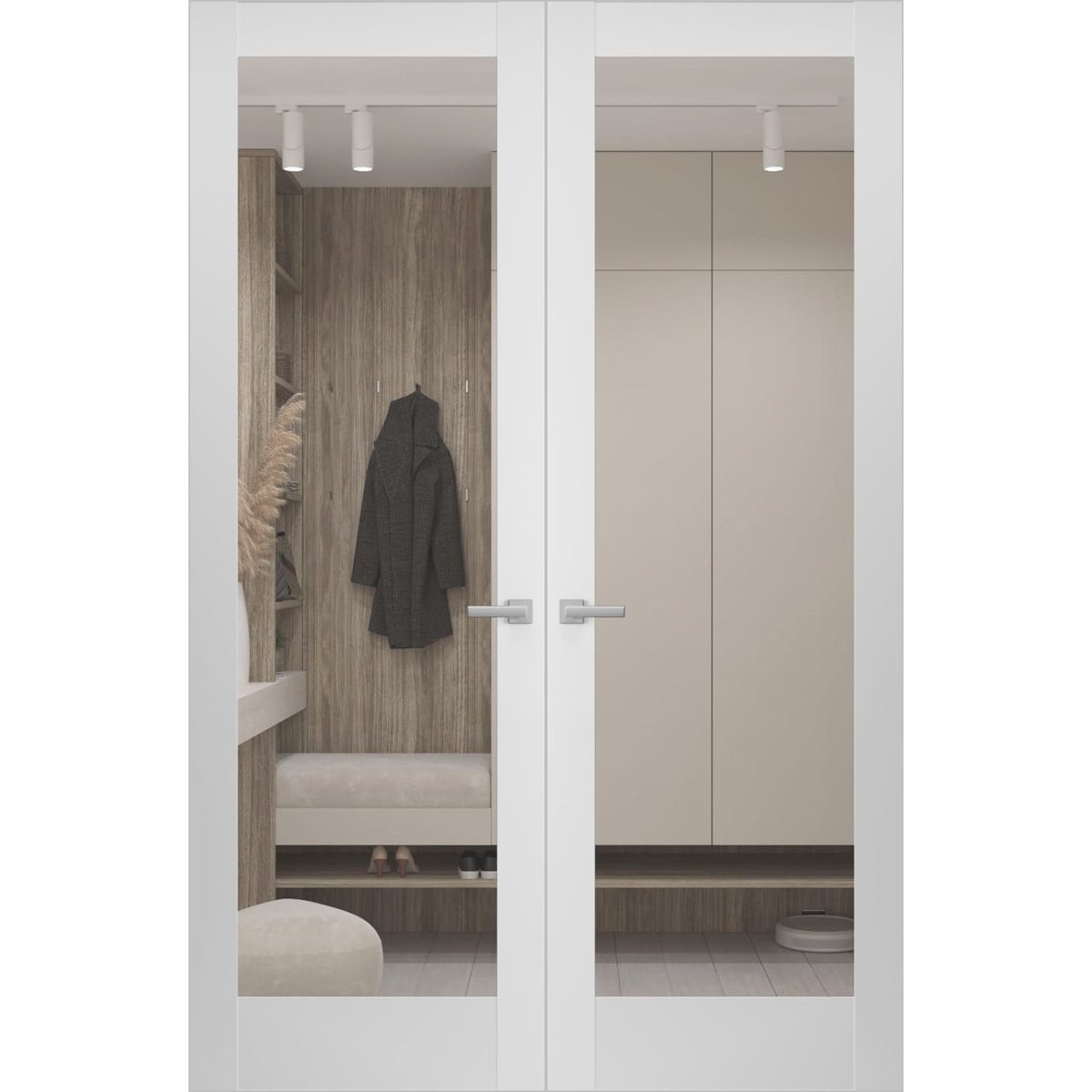 Solara 2166 Double Frameless door view 5