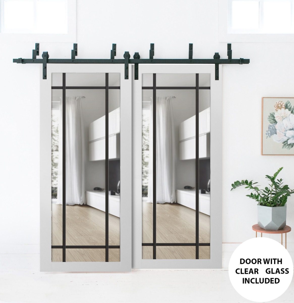 Solara 2266 Double Barn — Bypass door view 6