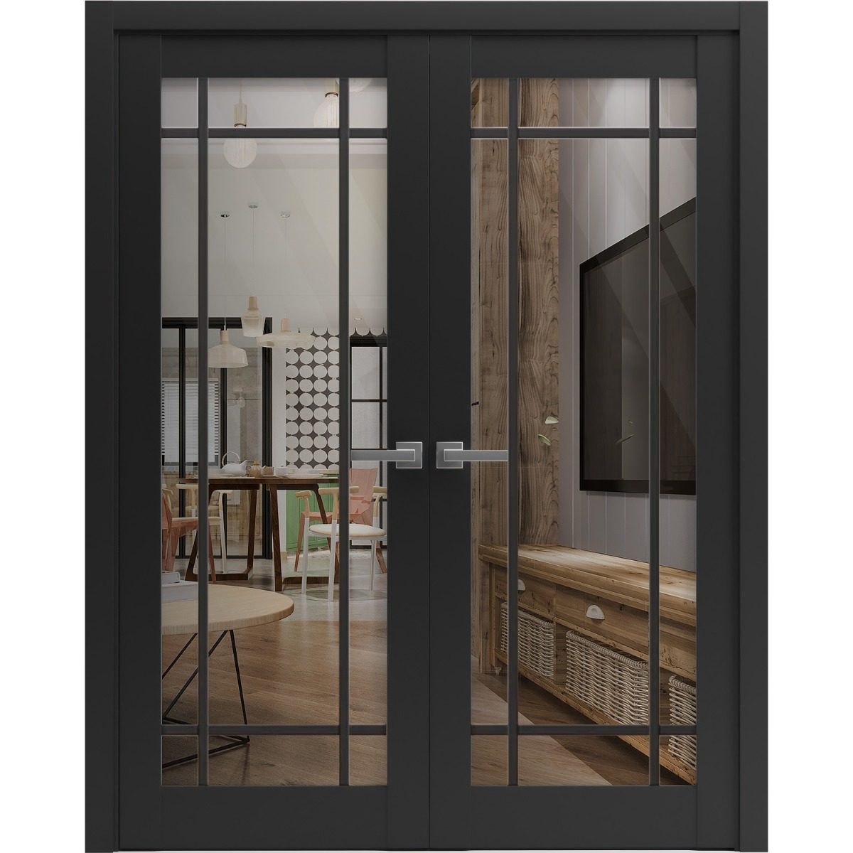 Solara 2266 Double French Swing door — Doors Near Me, Los Angeles