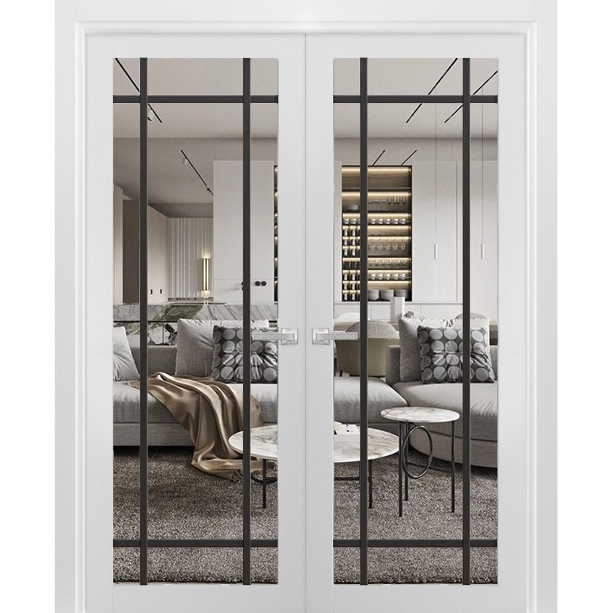 Solara 2266 Double French Swing door view 5