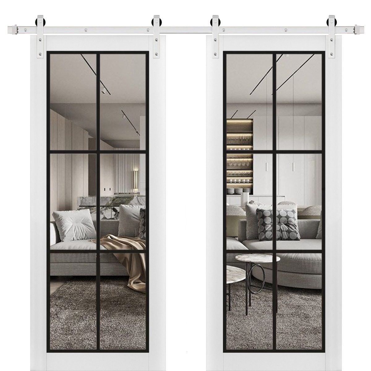Solara 2366 Double Barn door view 5