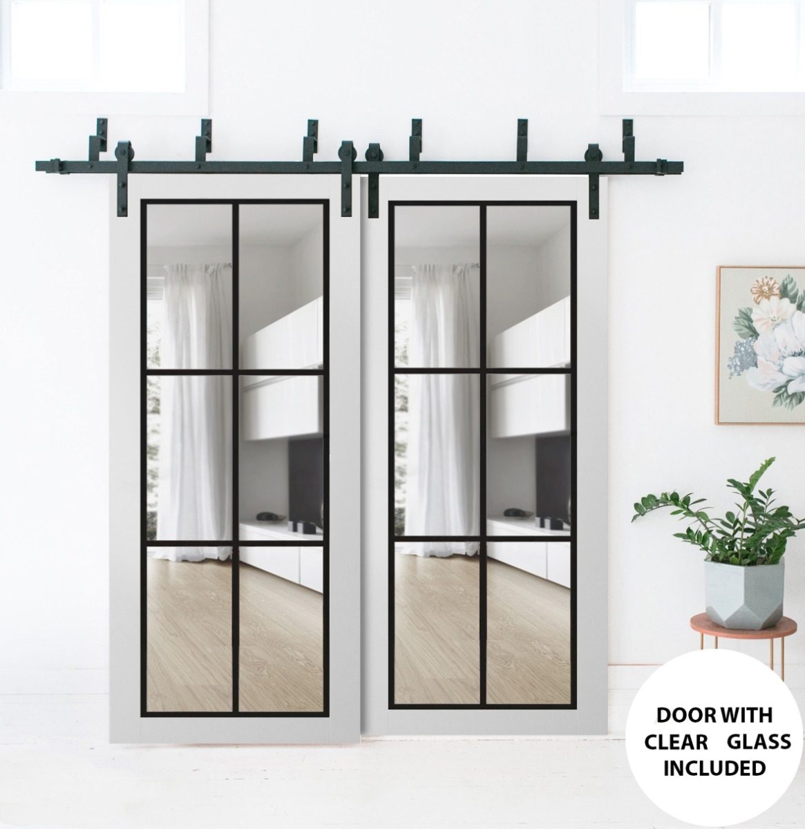 Solara 2366 Double Barn — Bypass door view 6