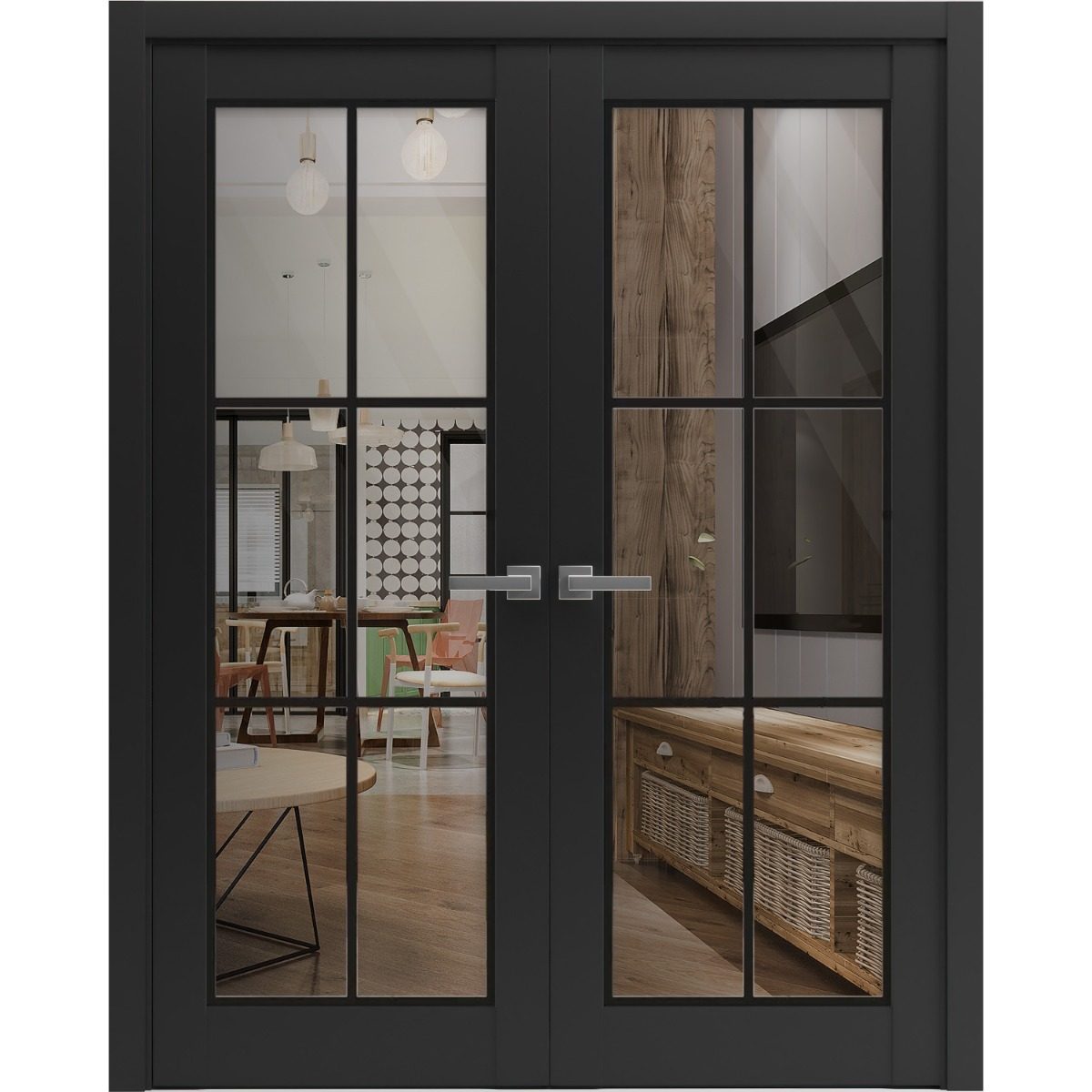 Solara 2366 Double French Swing door — Doors Near Me, Los Angeles
