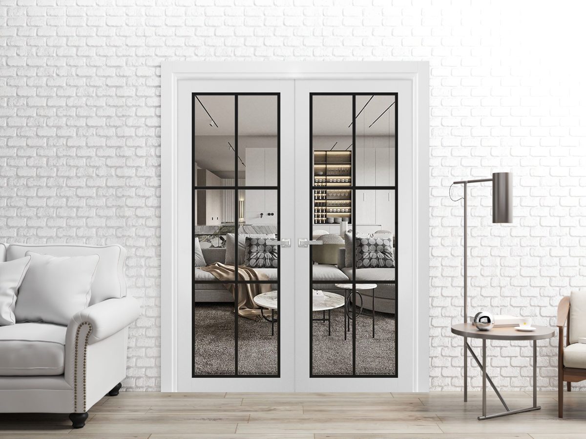 Solara 2366 Double French Swing door view 6