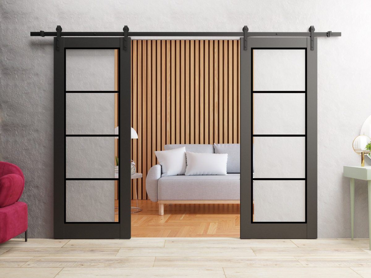 Solara 2466 Double Barn door view 2