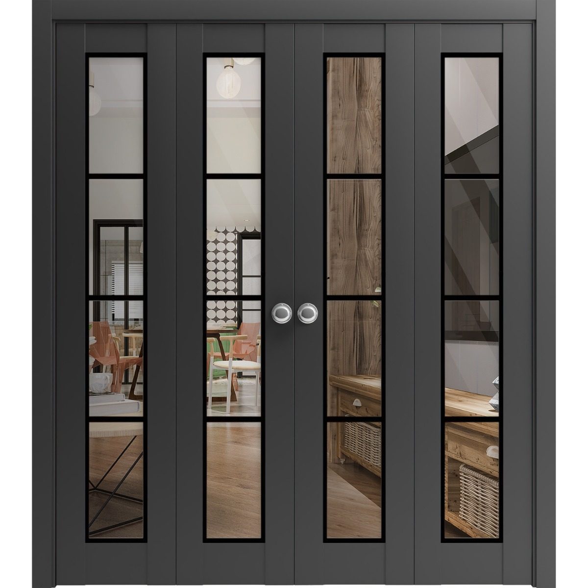 Solara 2466 Double Bi-Fold door — Doors Near Me, Los Angeles