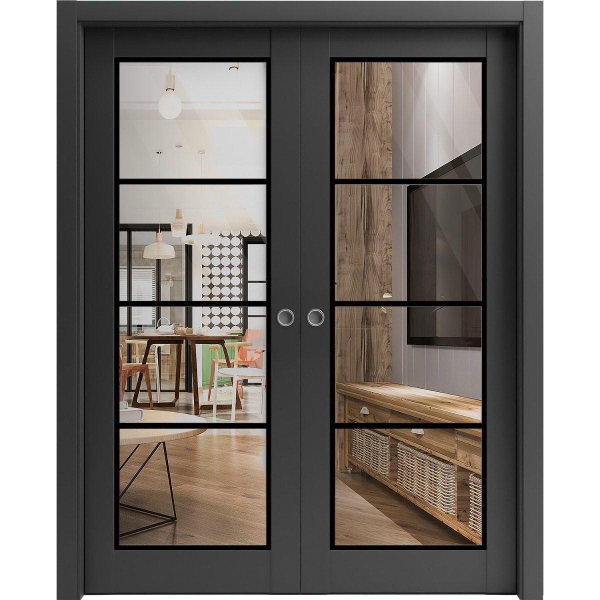 Solara 2466 Double Pocket door — Doors Near Me, Los Angeles