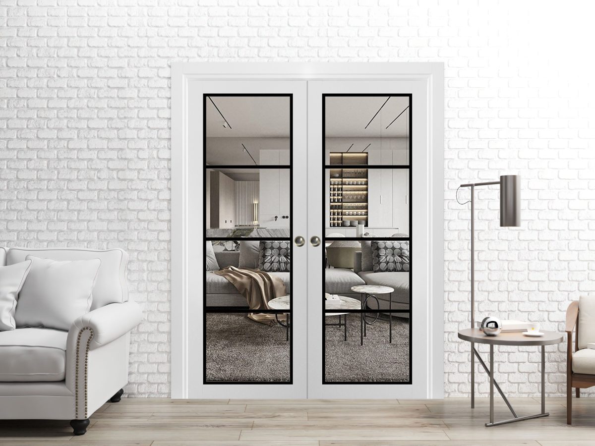 Solara 2466 Double Pocket door view 6