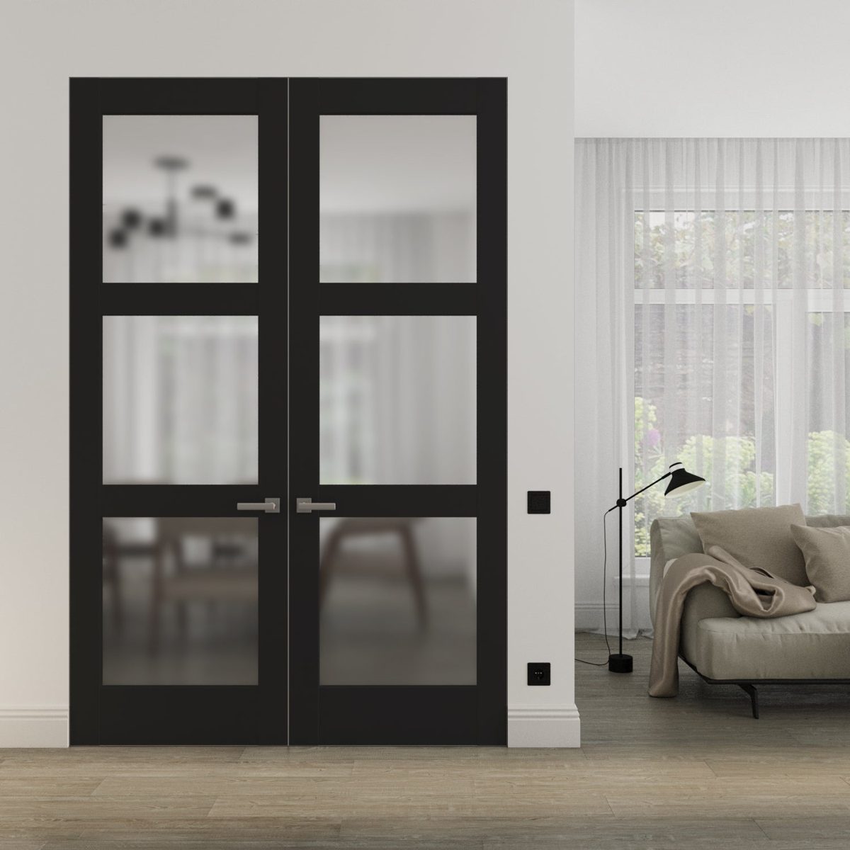 Solara 2552 Double Frameless door view 6
