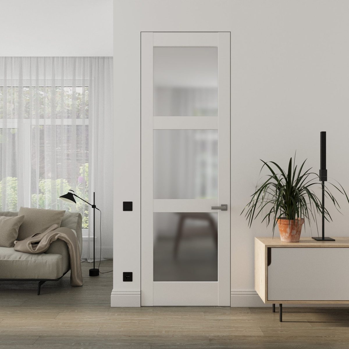 Solara 2552 Frameless door view 2