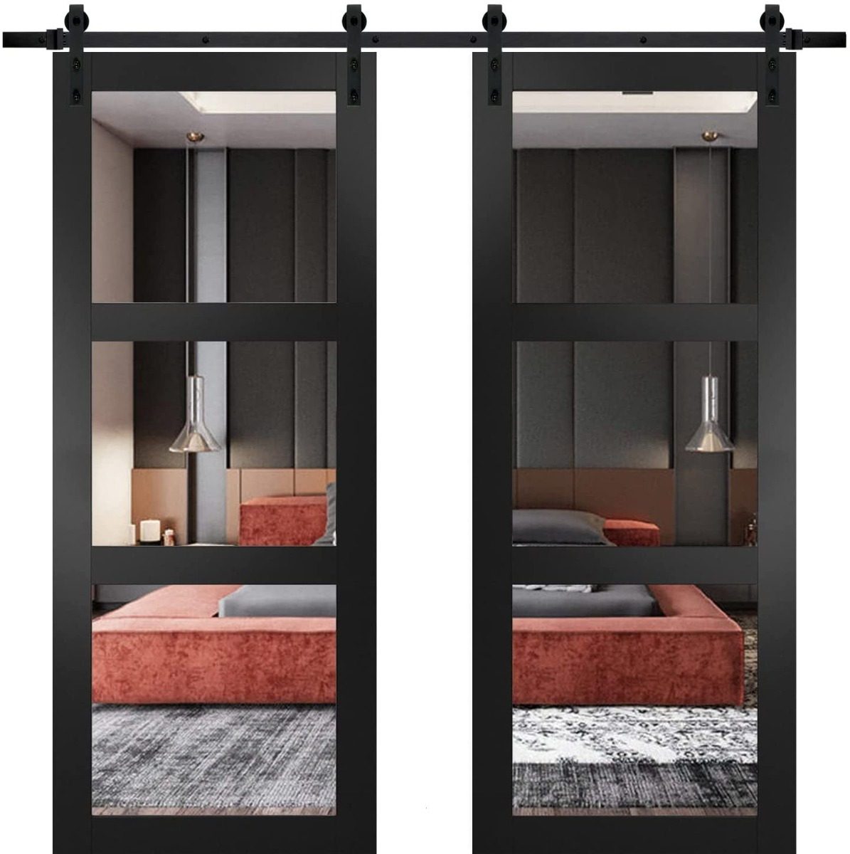 Solara 2555 Double Barn door — Doors Near Me, Los Angeles