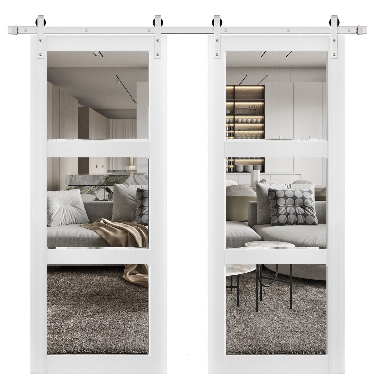 Solara 2555 Double Barn door view 5