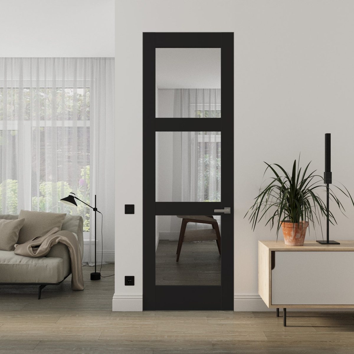 Solara 2555 Frameless door view 2