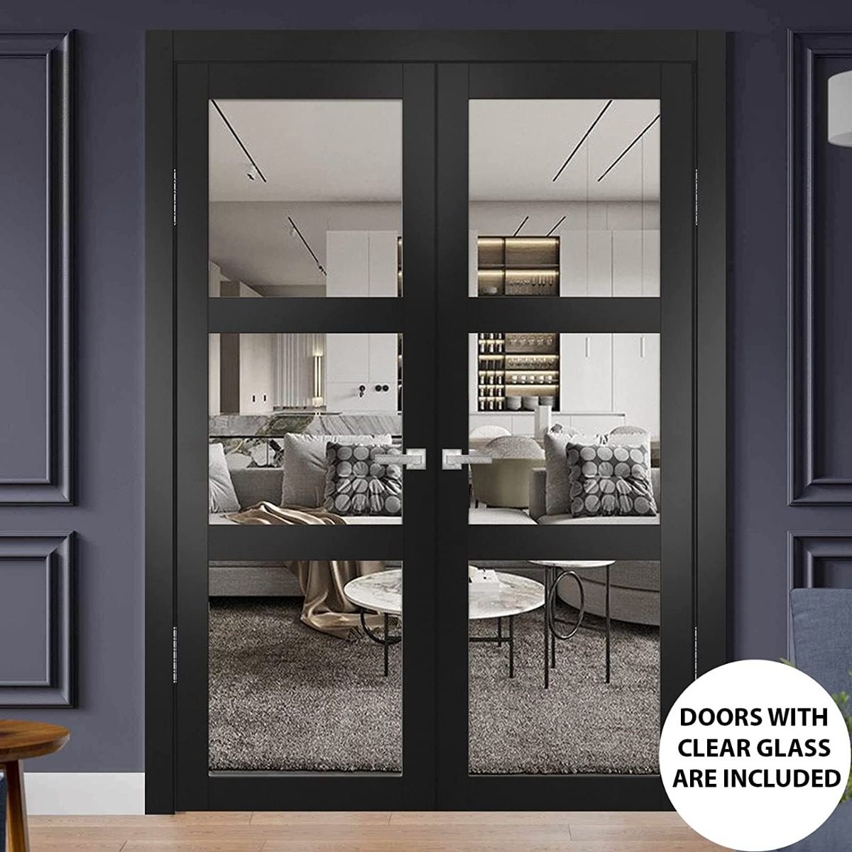 Solara 2555 Double French Swing door view 2