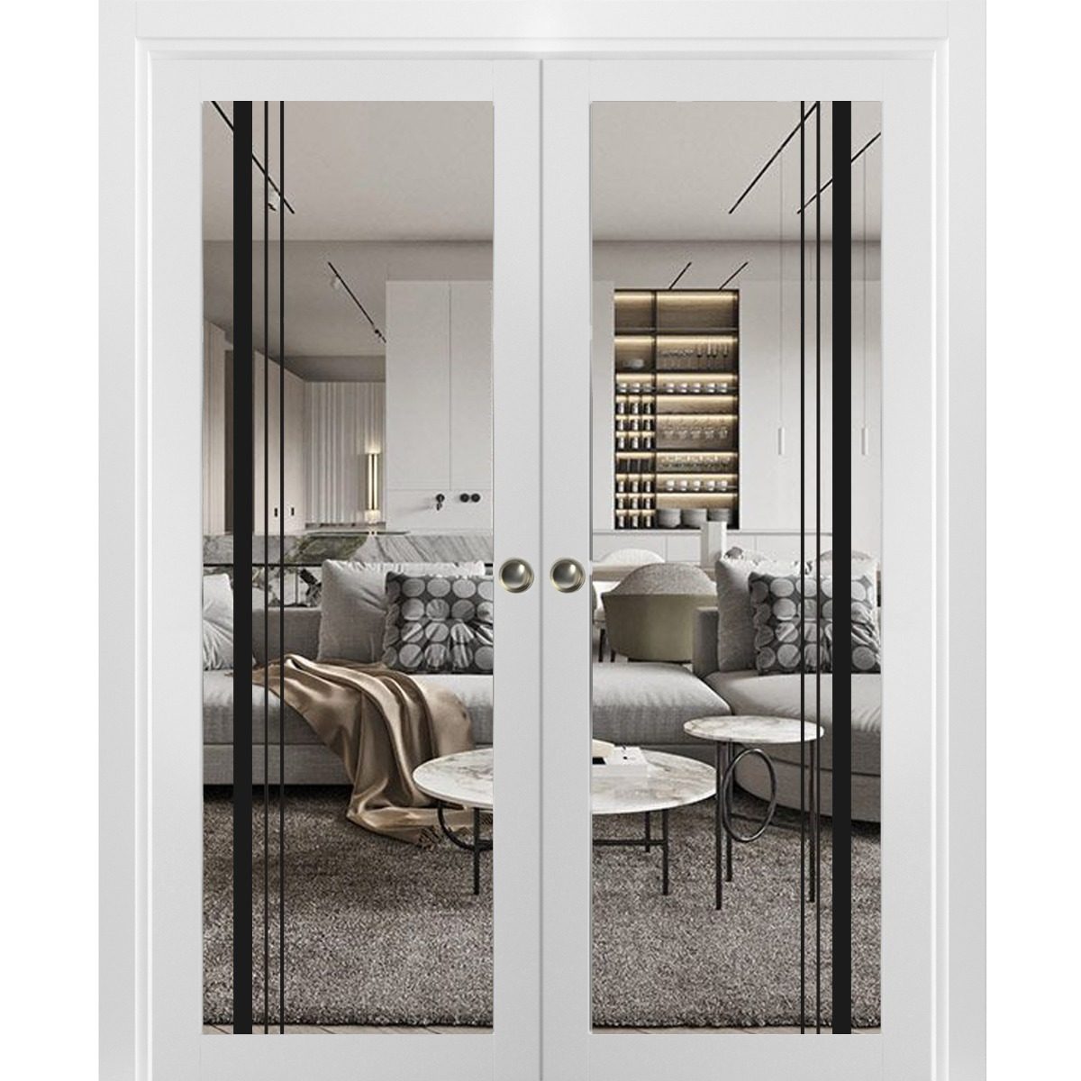 Solara 2566 Double Pocket door — Doors Near Me, Los Angeles