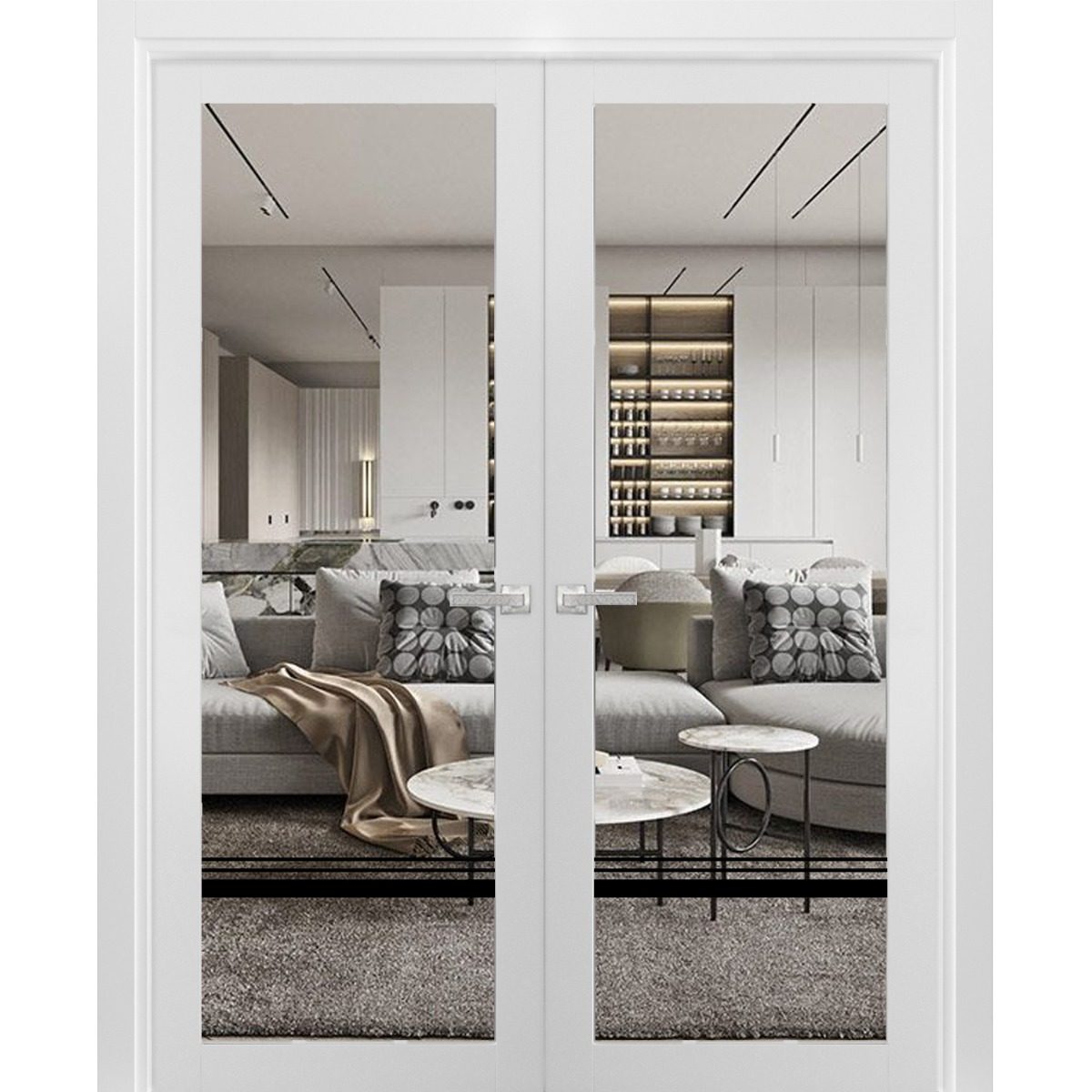 Solara 2666 Double French Swing door — Doors Near Me, Los Angeles