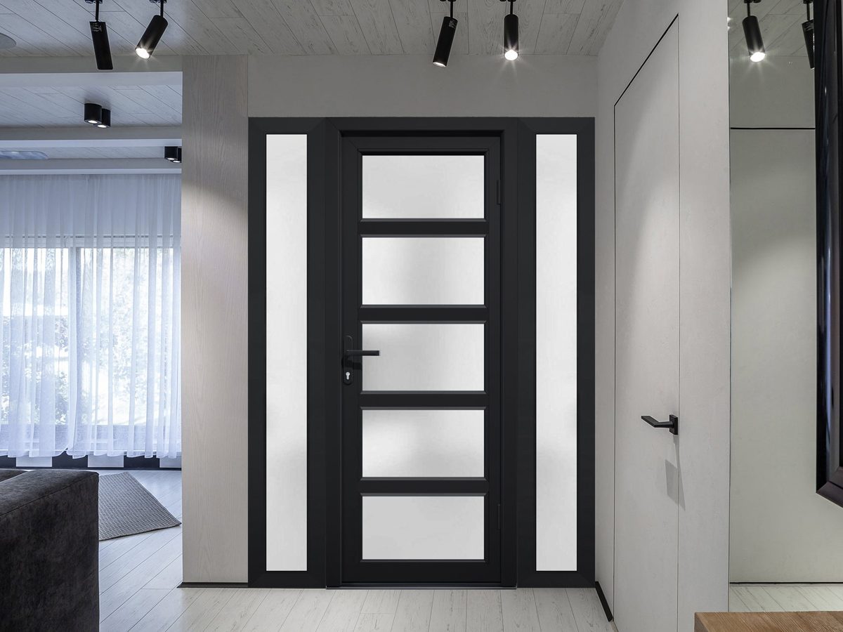 Monaco 8002 Exterior PVC/Metal door view 3