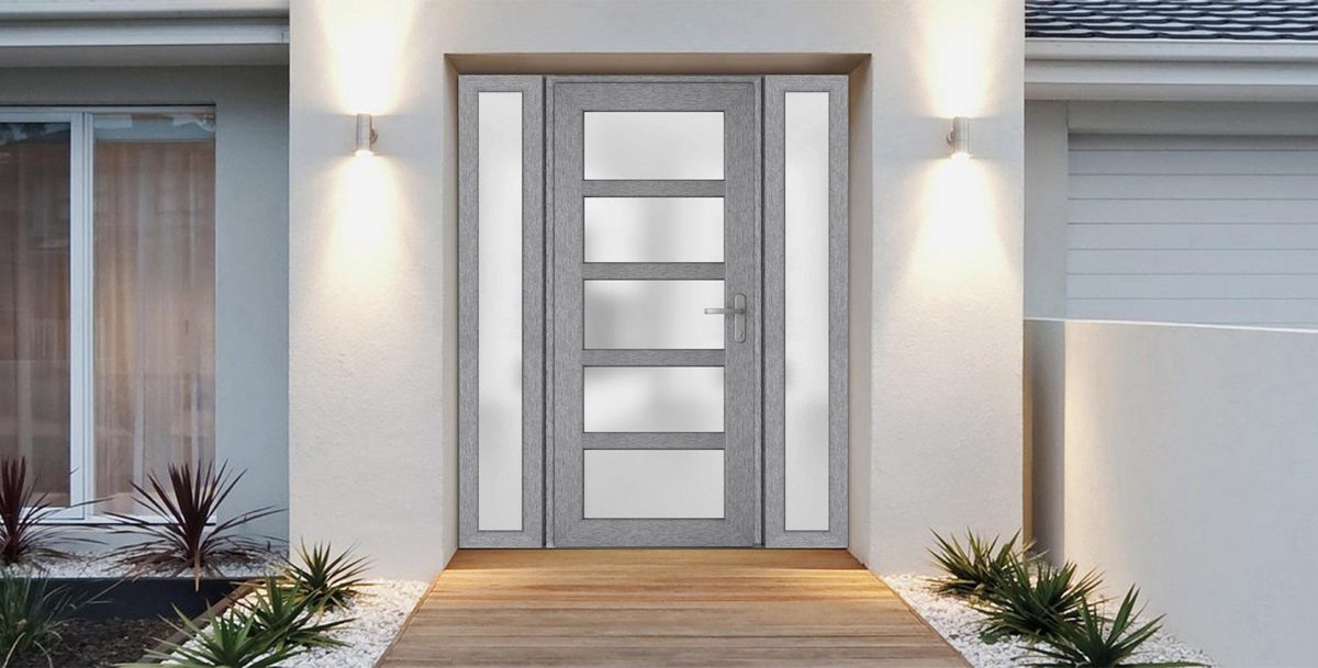 Monaco 8002 Exterior PVC/Metal door view 6