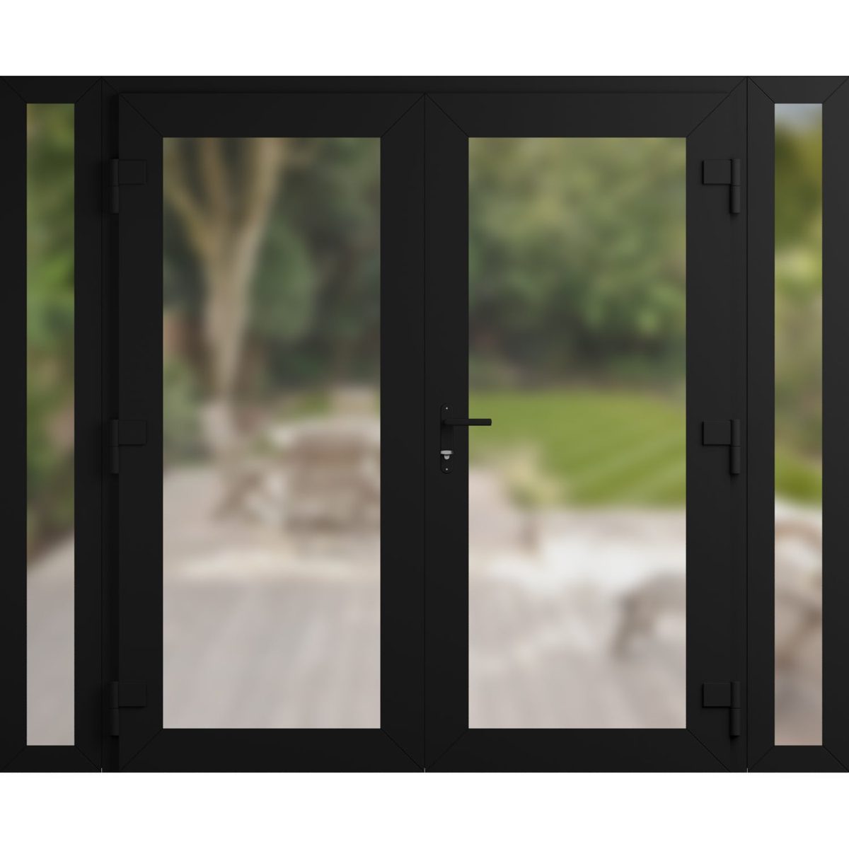 Monaco 8102 Exterior PVC/Metal door view 2