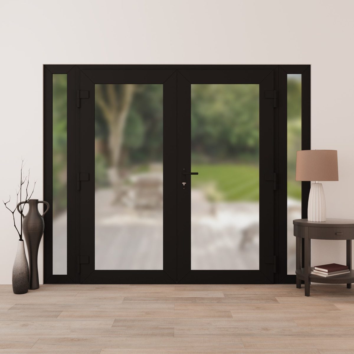 Monaco 8102 Exterior PVC/Metal door view 4