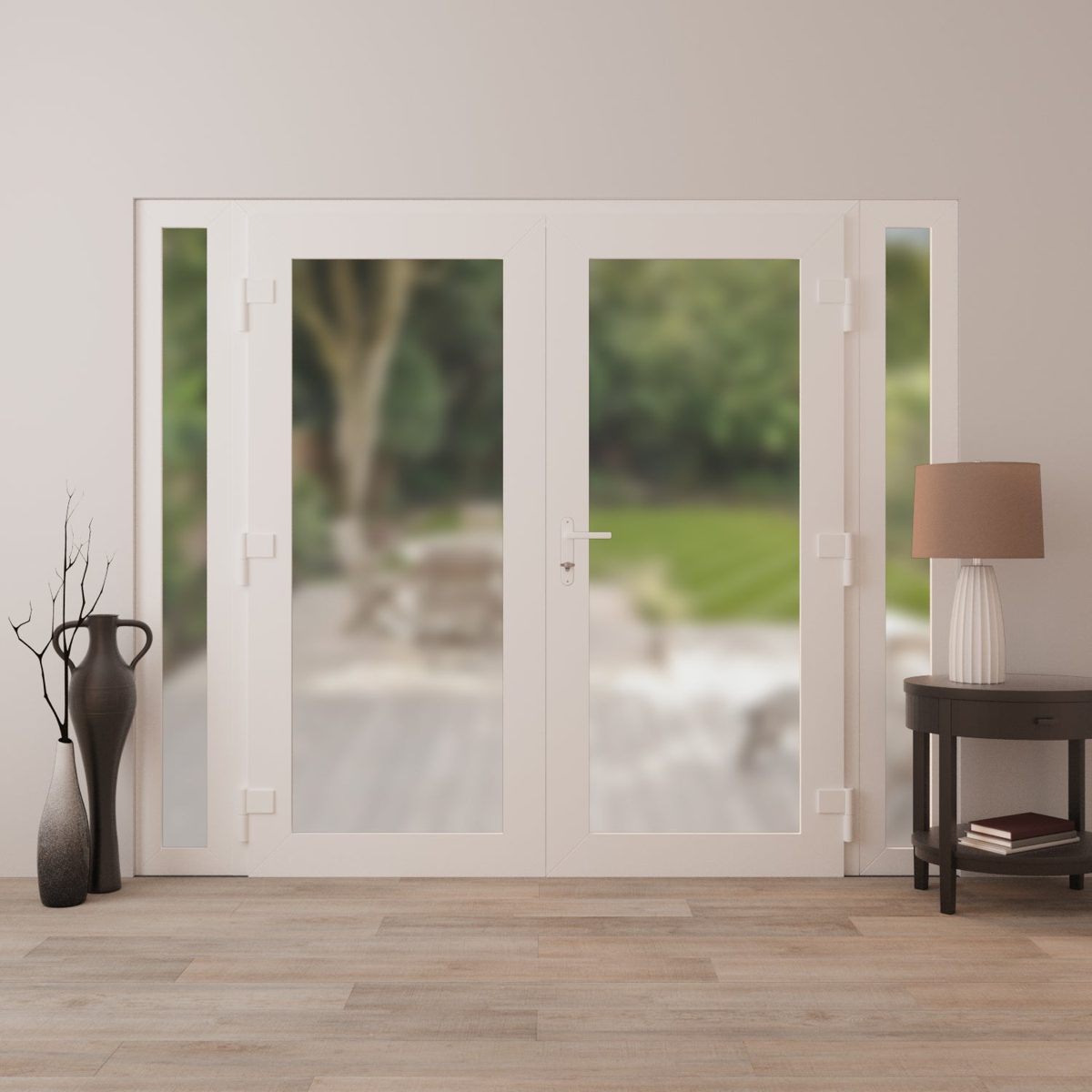 Monaco 8102 Exterior PVC/Metal door view 8