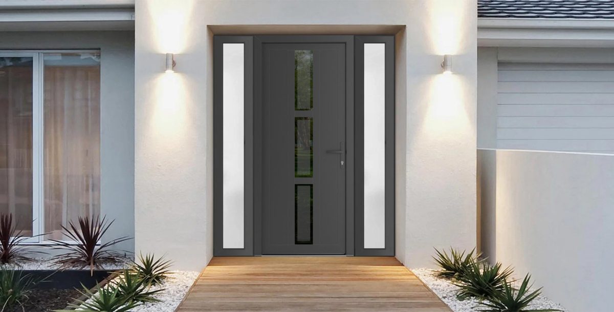 Monaco 8112 Exterior PVC/Metal door view 2