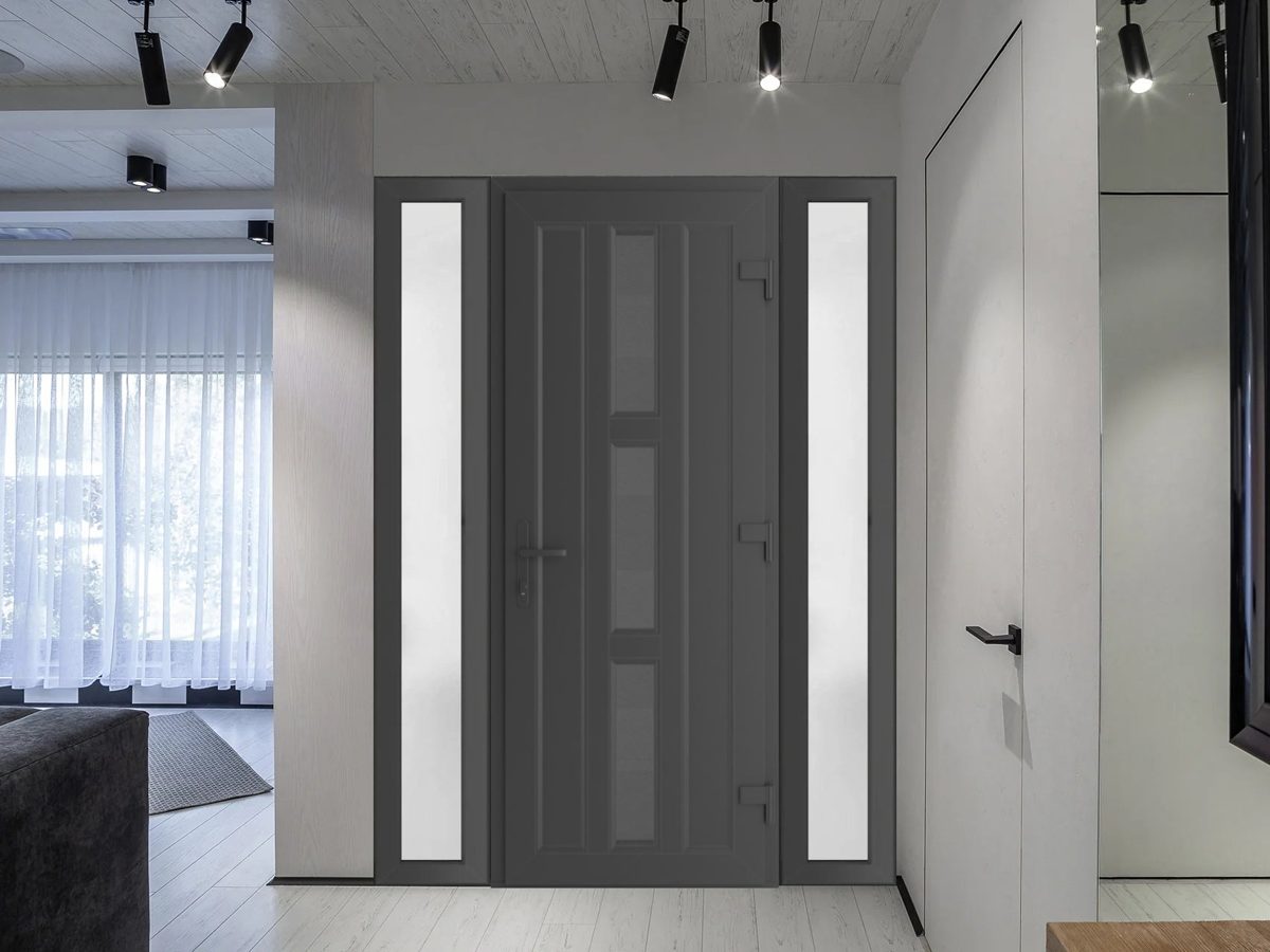 Monaco 8112 Exterior PVC/Metal door view 3
