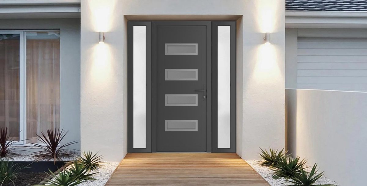 Monaco 8113 Exterior PVC/Metal door view 2