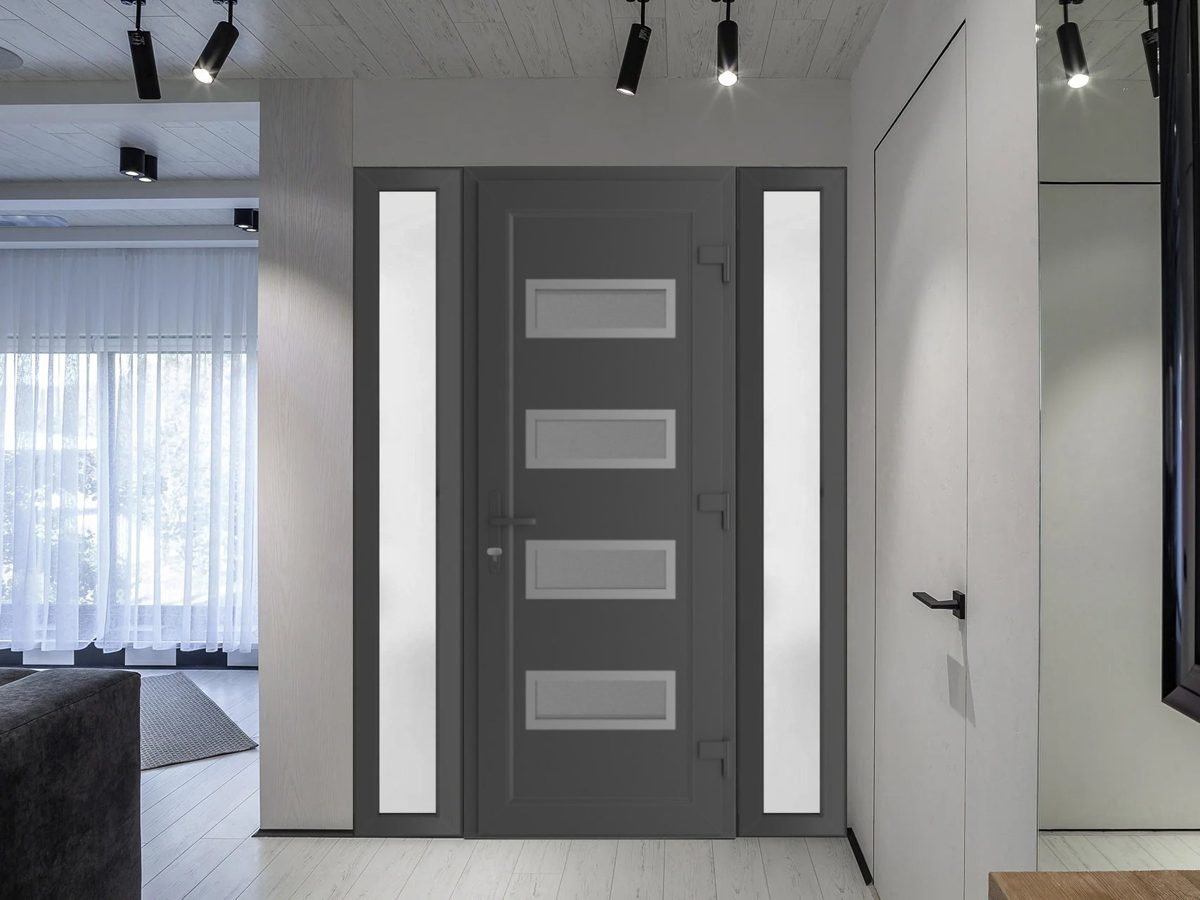 Monaco 8113 Exterior PVC/Metal door view 3
