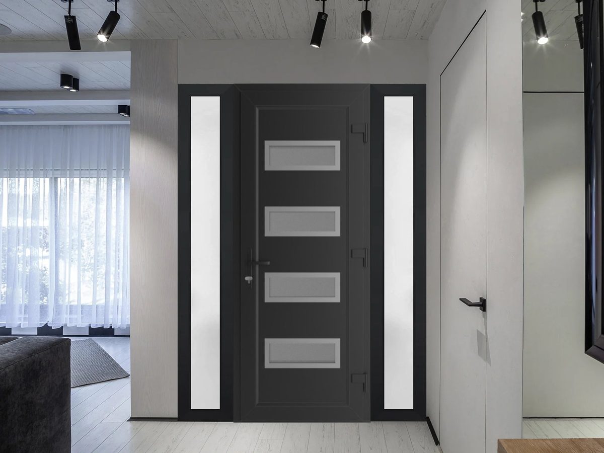 Monaco 8113 Exterior PVC/Metal door view 6