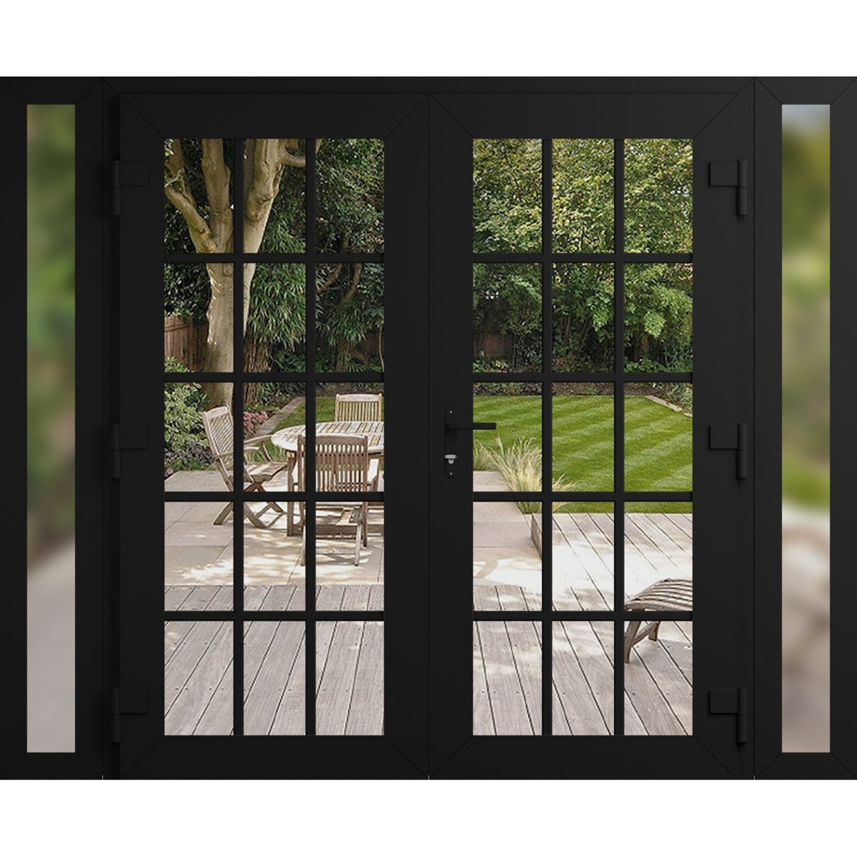 Monaco 8151 Exterior PVC/Metal door view 2