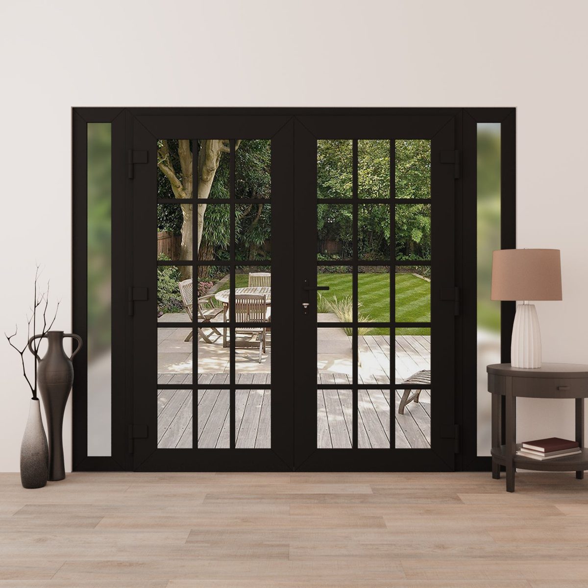 Monaco 8151 Exterior PVC/Metal door view 4
