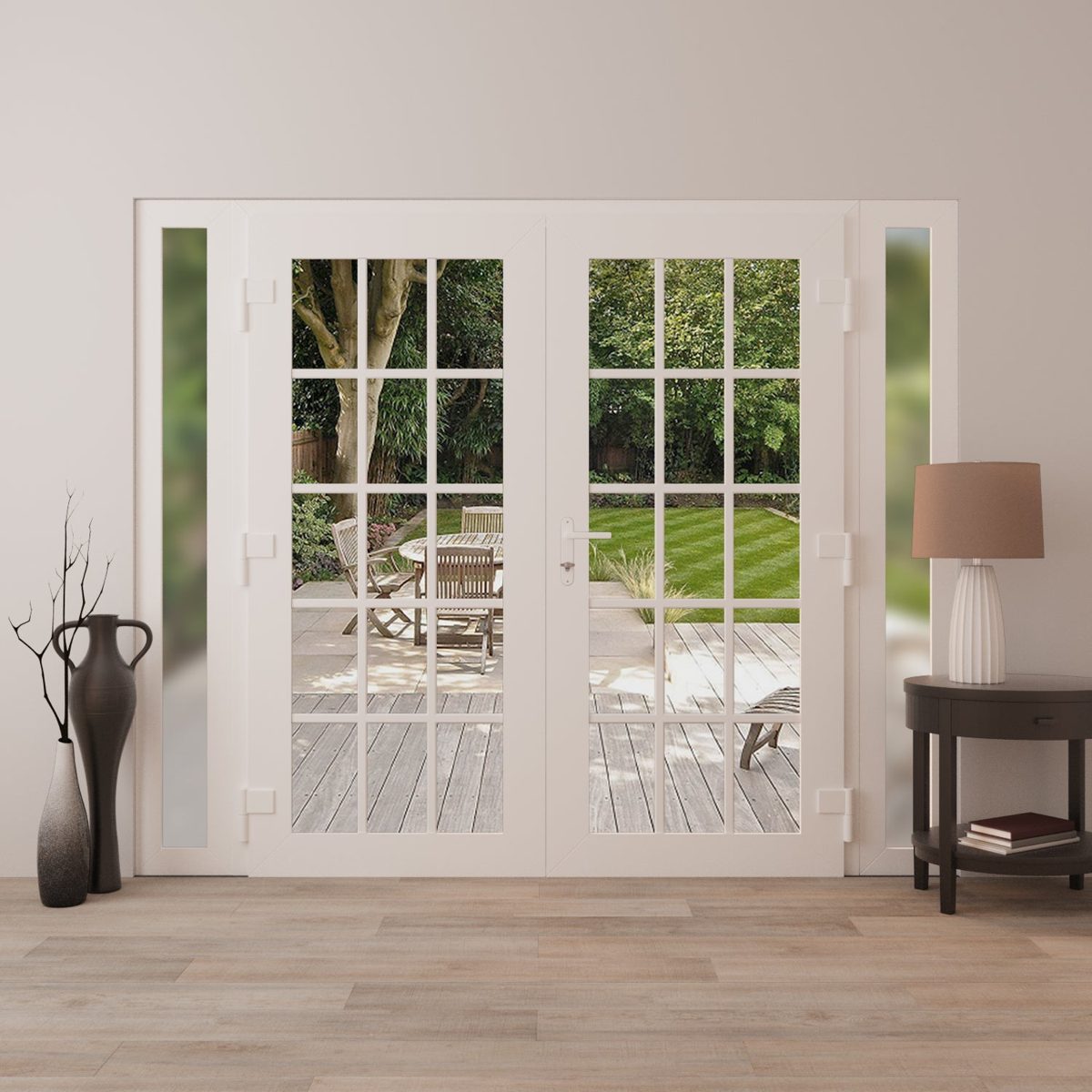Monaco 8151 Exterior PVC/Metal door view 8
