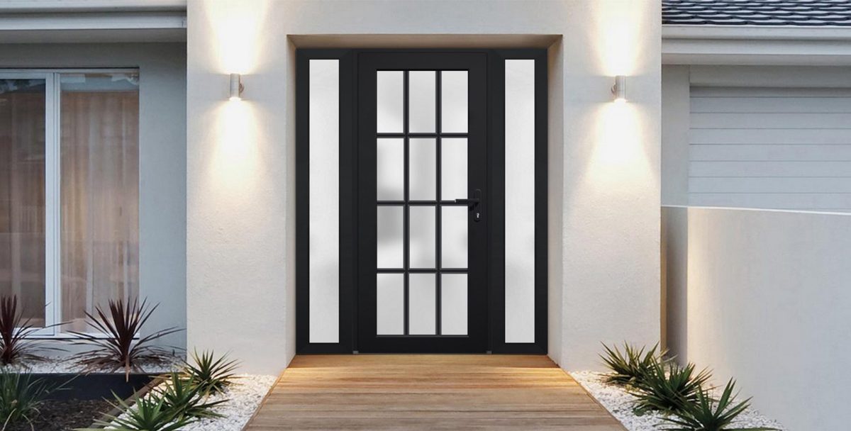 Monaco 8312 Exterior PVC/Metal door view 2