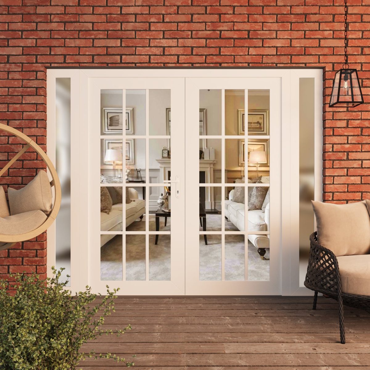 Monaco 8355 Exterior PVC/Metal door view 7