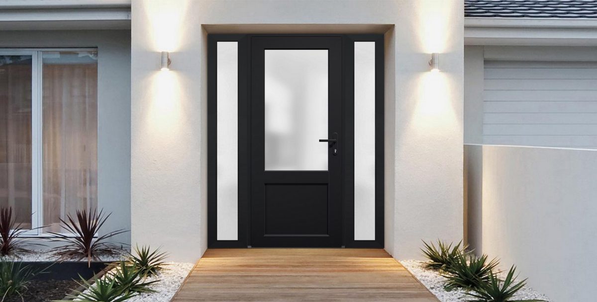 Monaco 8422 Exterior PVC/Metal door view 2