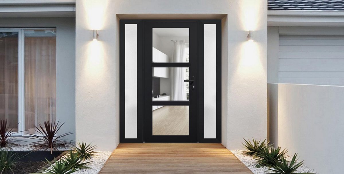 Monaco 8555 Exterior PVC/Metal door view 2