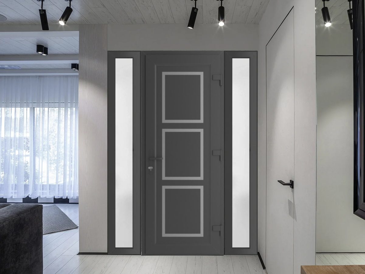 Monaco 8661 Exterior PVC/Metal door view 3