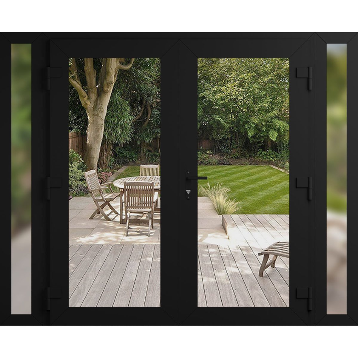 Monaco 8666 Exterior PVC/Metal door view 2